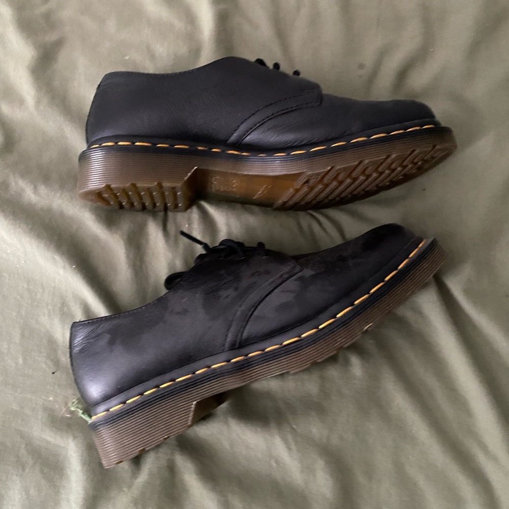 Dr. Martens Black Leather Oxfords - Picture 2 of 5